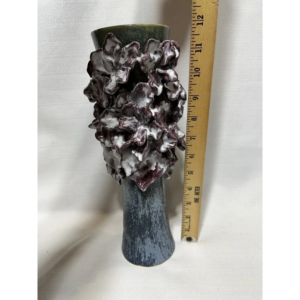 Matthew Solomon Glazed Ceramic Vase New York U.S. 2010 Signed Maison Gerard READ
